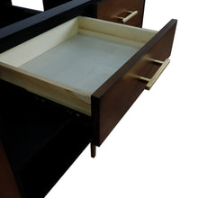 Load image into Gallery viewer, Bellaterra 60&quot; Double Vanity - Cabinet Only 400800-60D, Walnut and Black, Drawer