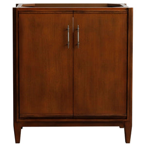 Bellaterra MCM 30" Single Sink Vanity, Walnut Finish Cabinet Only 400901-30-WA