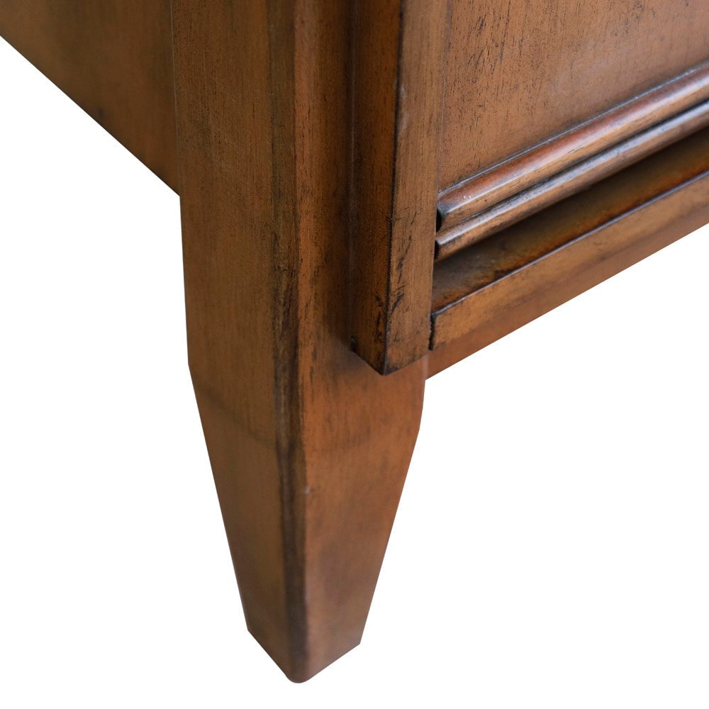 Bellaterra 400901-36L-WA 36" Single Sink Vanity in Walnut Finish - Cabinet Only, Close Bottom