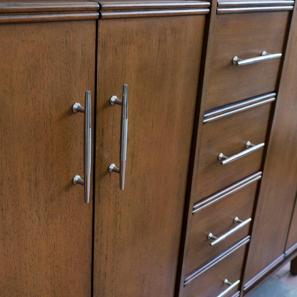 Bellaterra 48" Double Sink Vanity in Walnut Finish - Cabinet Only 400901-48D-WA, Handles