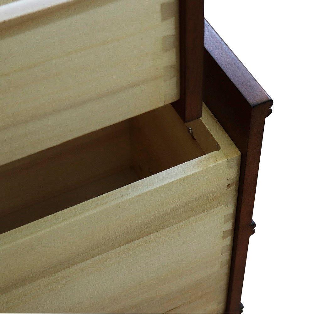 Bellaterra 48" Double Sink Vanity in Walnut Finish - Cabinet Only 400901-48D-WA, Drawers