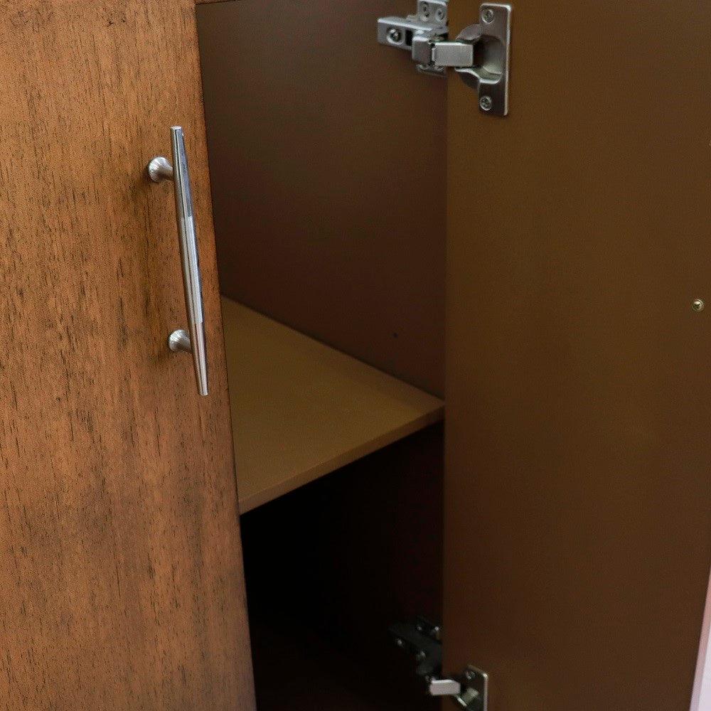 Bellaterra 48" Double Sink Vanity in Walnut Finish - Cabinet Only 400901-48D-WA, Inside