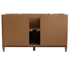 Load image into Gallery viewer, Bellaterra 60&quot; Single Sink Vanity in Walnut Finish - Cabinet Only 400901-60S-WA, Backside