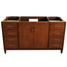 Load image into Gallery viewer, Bellaterra 60&quot; Single Sink Vanity in Walnut Finish - Cabinet Only 400901-60S-WA, Front
