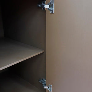 Bellaterra 60" Single Sink Vanity in Walnut Finish - Cabinet Only 400901-60S-WA, Inside