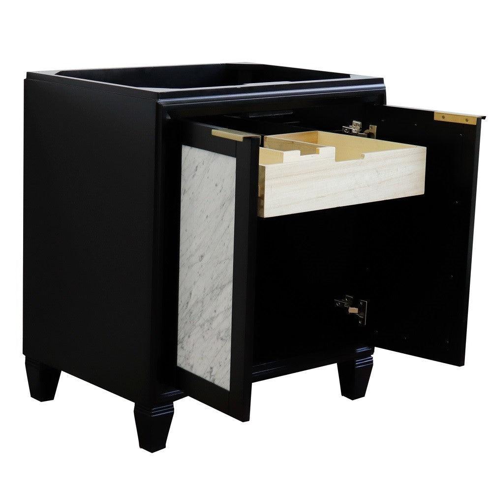 Bellaterra 30” Freestanding Single Sink Vanity Blue Cabinet Only 400990-30-BL