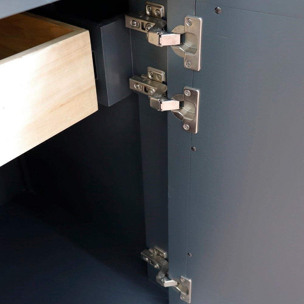 Bellaterra 30” Freestanding Single Sink Vanity Dark Gray Cabinet Only 400990-30-DG