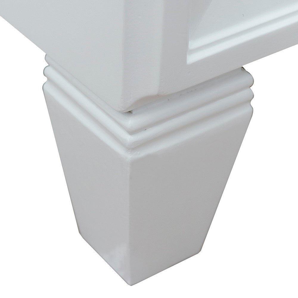 Bellaterra 30” Freestanding Single Sink Vanity White Cabinet Only 400990-30-WH