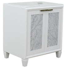 Load image into Gallery viewer, Bellaterra 30” Freestanding Single Sink Vanity White Cabinet Only 400990-30-WH