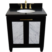 Load image into Gallery viewer, Bellaterra 31&quot; Wood Single Vanity w/ Counter Top and Sink 400990-31-BL-BGO