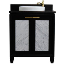 Load image into Gallery viewer, Bellaterra 31&quot; Wood Single Vanity w/ Counter Top and Sink 400990-31-BL-BGRD