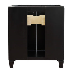 Bellaterra 31" Wood Single Vanity w/ Counter Top and Sink 400990-31-BL-BGR