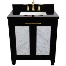 Load image into Gallery viewer, Bellaterra 31&quot; Wood Single Vanity w/ Counter Top and Sink 400990-31-BL-BGR