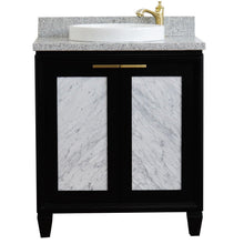 Load image into Gallery viewer, Bellaterra 31&quot; Wood Single Vanity w/ Counter Top and Sink 400990-31-BL-GYRD