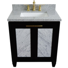 Load image into Gallery viewer, Bellaterra 31&quot; Wood Single Vanity w/ Counter Top and Sink 400990-31-BL-GYR