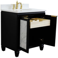Load image into Gallery viewer, Bellaterra 31&quot; Wood Single Vanity w/ Counter Top and Sink 400990-31-BL-WEO