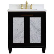 Load image into Gallery viewer, Bellaterra 31&quot; Wood Single Vanity w/ Counter Top and Sink 400990-31-BL-WER