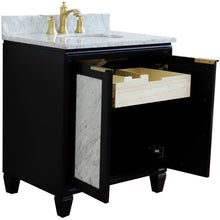Load image into Gallery viewer, Bellaterra 31&quot; Wood Single Vanity w/ Counter Top and Sink 400990-31-BL-WMO