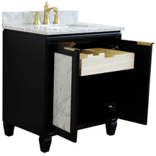Load image into Gallery viewer, Bellaterra 31&quot; Wood Single Vanity w/ Counter Top and Sink 400990-31-BL-WMR