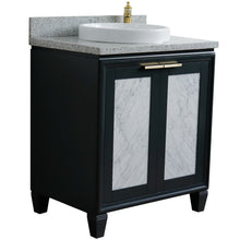 Load image into Gallery viewer, Bellaterra 400990-31-DG-GYRD 31&quot; Wood Single Vanity w/ Counter Top and Sink Dark Gray