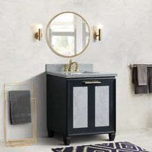 Load image into Gallery viewer, Bellaterra 400990-31-DG-GYR 31&quot; Wood Single Vanity w/ Counter Top and Sink Dark Gray