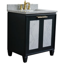Load image into Gallery viewer, Bellaterra 400990-31-DG-GYR 31&quot; Wood Single Vanity w/ Counter Top and Sink Dark Gray