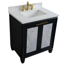 Load image into Gallery viewer, Bellaterra 400990-31-DG-WER 31&quot; Wood Single Vanity w/ Counter Top and Sink Dark Gray