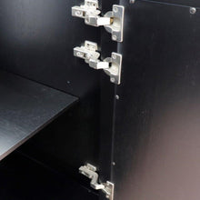 Load image into Gallery viewer, Bellaterra 42&quot; Single Sink Vanity - Cabinet Only 400990-42L, Black / Left Door, Inside