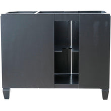 Load image into Gallery viewer, Bellaterra 42&quot; Single Sink Vanity - Cabinet Only 400990-42L, Black / Left Door, Backside