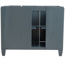 Load image into Gallery viewer, Bellaterra 42&quot; Single Sink Vanity - Cabinet Only 400990-42L, Dark Gray / Left Door, Backside