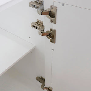 Bellaterra 42" Single Sink Vanity - Cabinet Only 400990-42L, White / Left Door, Inside