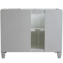 Load image into Gallery viewer, Bellaterra 42&quot; Single Sink Vanity - Cabinet Only 400990-42L, White / Left Door, Backside