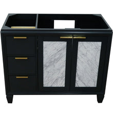 Load image into Gallery viewer, Bellaterra 42&quot; Single Sink Vanity - Cabinet Only 400990-42L, Black / Right Door, Top Front