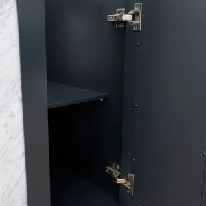 Bellaterra 60" Double Vanity - Cabinet Only 400990-60D, Dark Gray, Inside