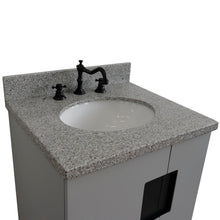 Load image into Gallery viewer, Bellaterra 25&quot; Wood Single Vanity w/ Counter Top and Sink Light Gray Finish 408800-25-LG-GYO