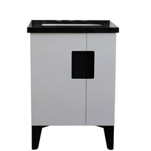 Load image into Gallery viewer, Bellaterra 25&quot; Wood Single Vanity w/ Counter Top and Sink White Finish 408800-25-WH-BGR