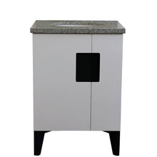Load image into Gallery viewer, Bellaterra 25&quot; Wood Single Vanity w/ Counter Top and Sink White Finish 408800-25-WH-GYO