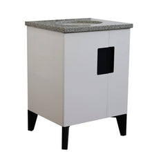 Load image into Gallery viewer, Bellaterra 25&quot; Wood Single Vanity w/ Counter Top and Sink White Finish 408800-25-WH-GYO