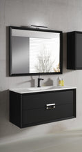 Load image into Gallery viewer, Lucena Bath 40&quot; Décor Tirador Vanity in White, Black, Gray or White and Silver. - The Bath Vanities
