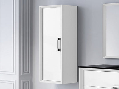 Décor Tirador Tall Unit in White, Black, Gray or White and Silver.