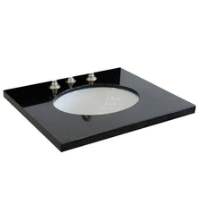 Load image into Gallery viewer, Bellaterra 25&quot; Black Galaxy Granite Top with Oval Sink 430001-25-BGO
