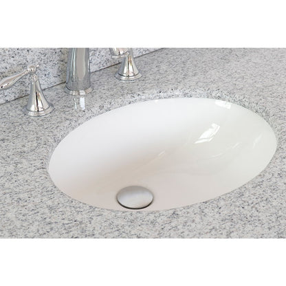 Bellaterra 31” Countertop With Oval Ceramic Sink 430001-31