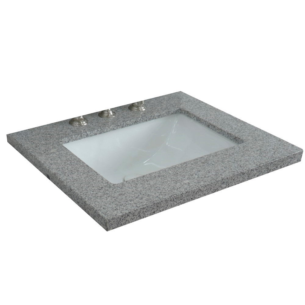 Bellaterra 25” Gray Granite Countertop and Single Rectangle Sink 430002-25-GYR