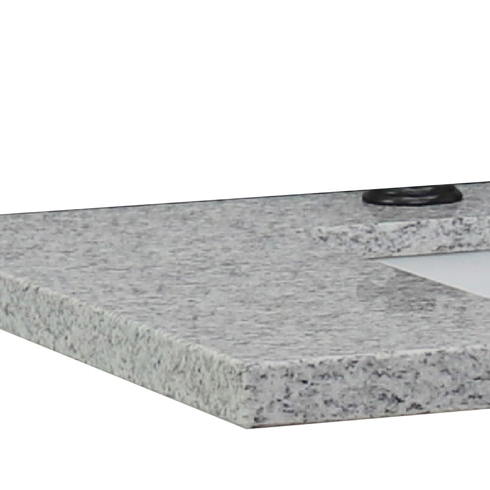 Bellaterra 25” Gray Granite Countertop and Single Rectangle Sink 430002-25-GYR