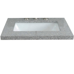 Bellaterra 25” Gray Granite Countertop and Single Rectangle Sink 430002-25-GYR