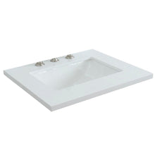 Load image into Gallery viewer, Bellaterra 25” White Quartz Countertop and Single Rectangle Sink 430002-25-WER