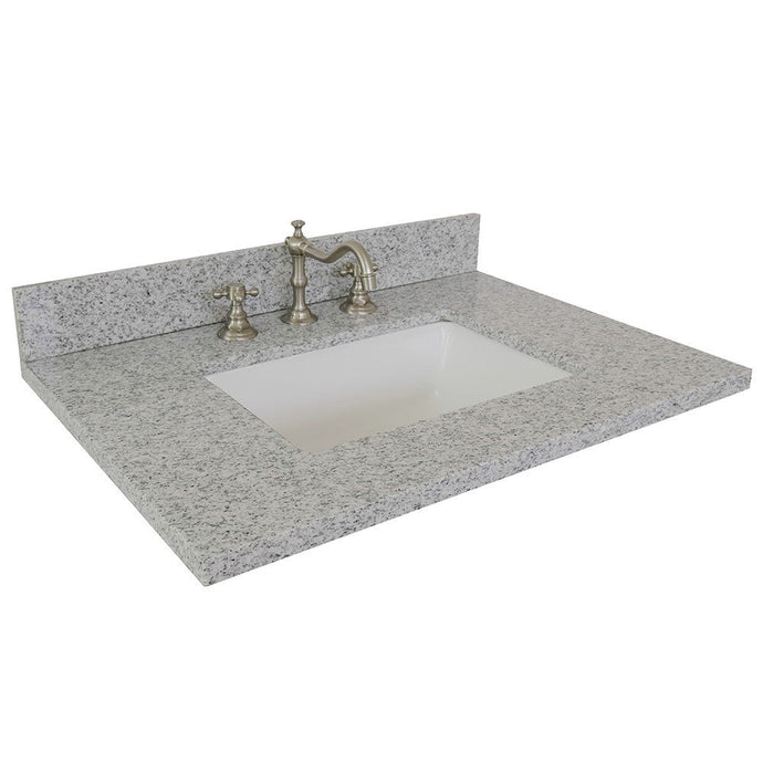 Bellaterra 31” Gray Granite Top With Rectangle Sink 430002-31-GYR