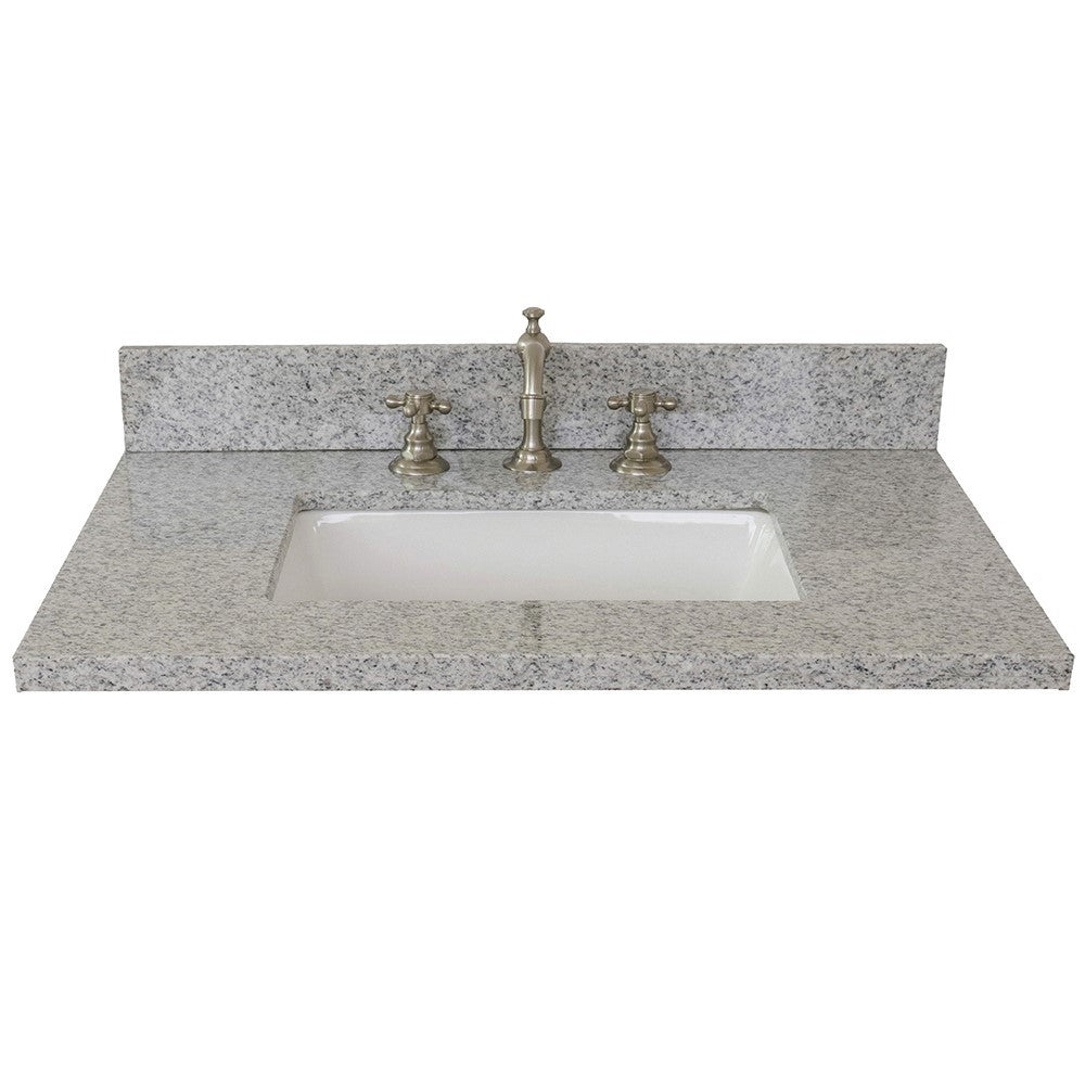 Bellaterra 31” Gray Granite Top With Rectangle Sink 430002-31-GYR