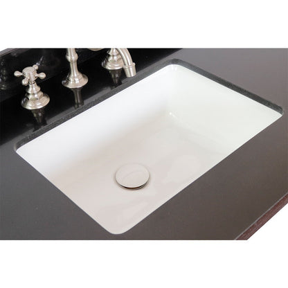 Bellaterra 37” Black Galaxy Granite Top With Rectangle Sink 430002-37-BGR