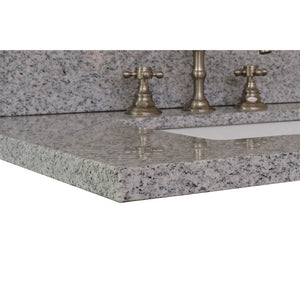 Bellaterra 37” Gray Granite Top With Rectangle Sink 430002-37-GYR